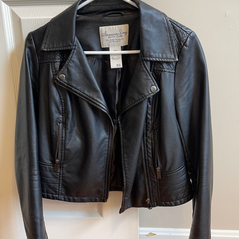 Faux Leather Jacket
